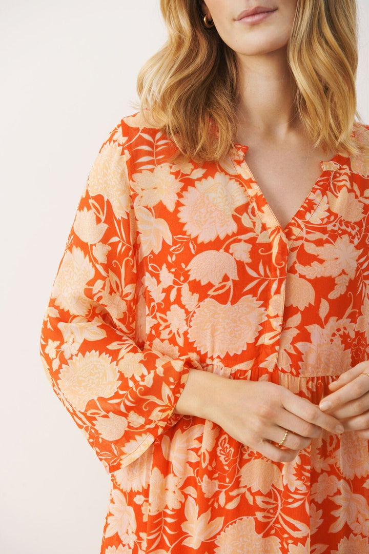 Grenadine Wallpaper Print Poloniapw Dress | Kjoler | Smuk - Dameklær på nett