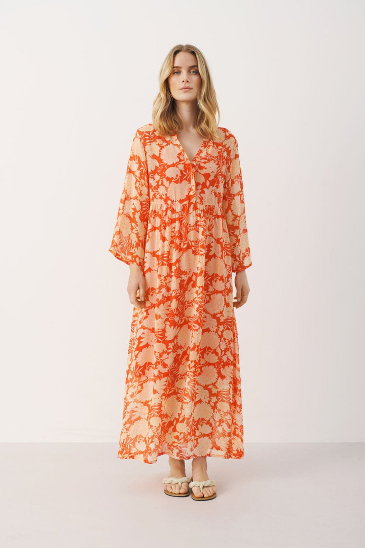 Grenadine Wallpaper Print Poloniapw Dress | Kjoler | Smuk - Dameklær på nett