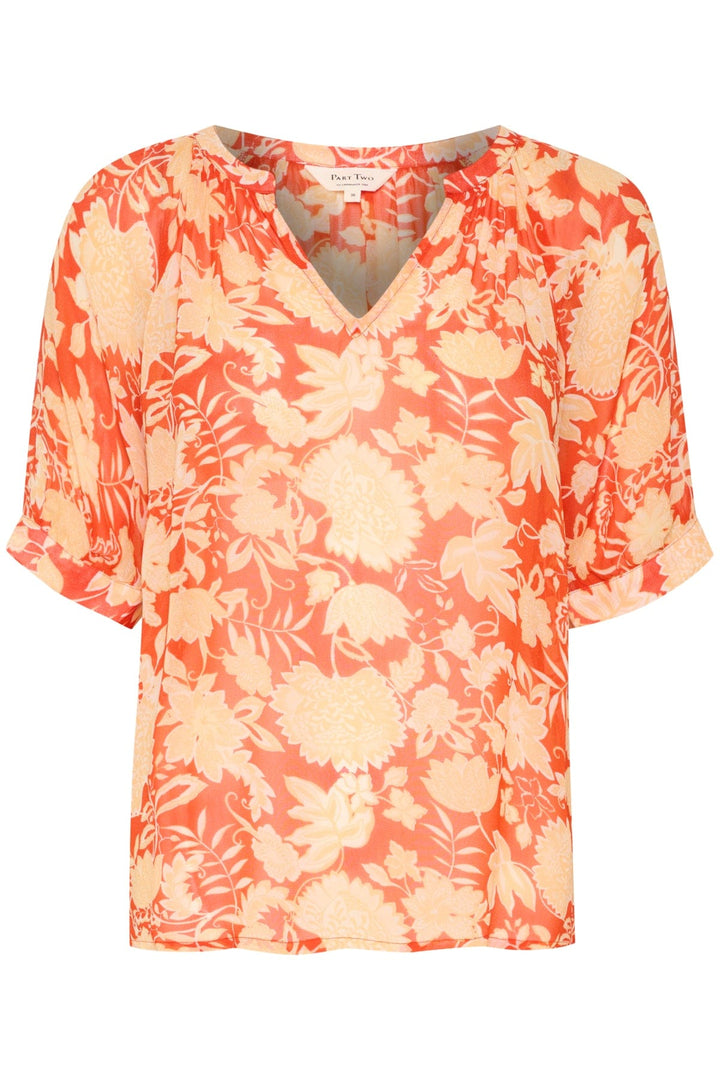 Grenadine Wallpaper Print Popsypw Blouse | Skjorter og bluser | Smuk - Dameklær på nett