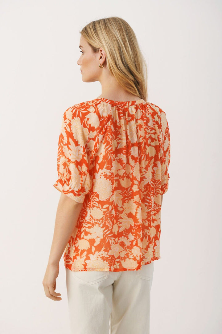 Grenadine Wallpaper Print Popsypw Blouse | Skjorter og bluser | Smuk - Dameklær på nett
