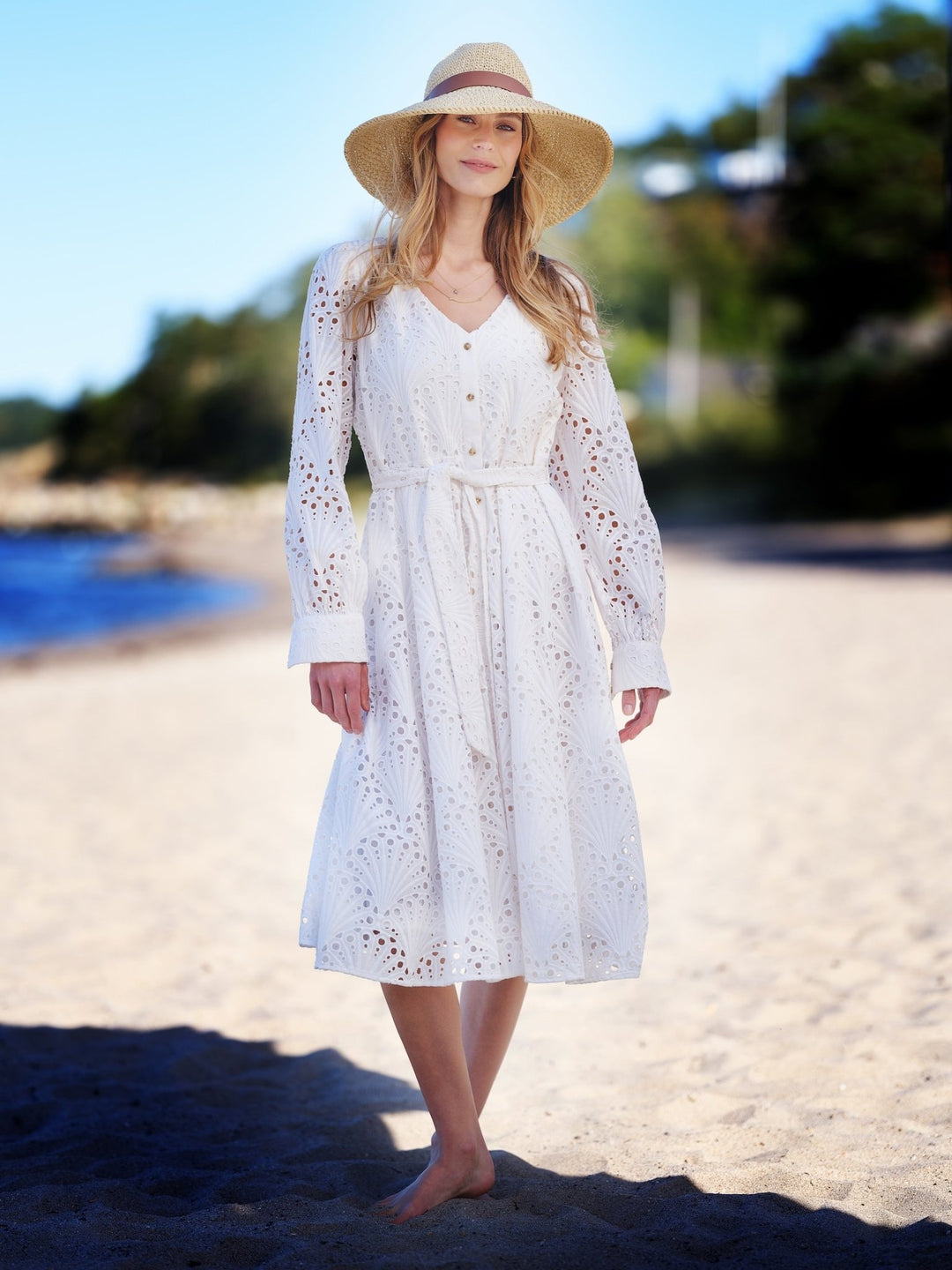 Guro Dress White | Kjoler | Smuk - Dameklær på nett