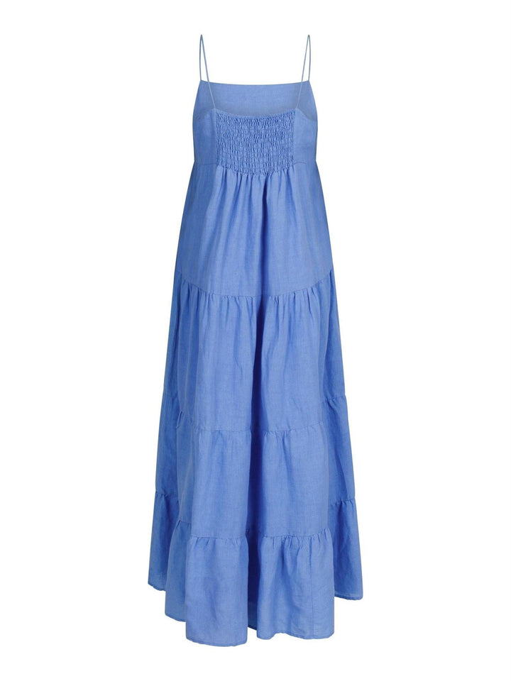 Haily Linen Dress Dusty Blue | Kjoler | Smuk - Dameklær på nett