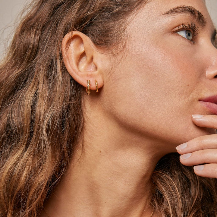 Hannah Earrings Gold | Accessories | Smuk - Dameklær på nett