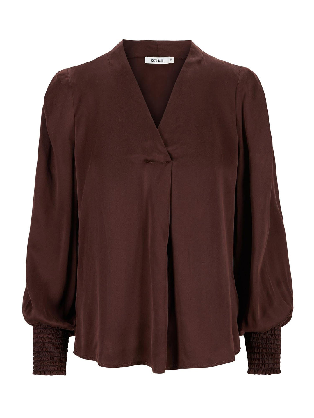 Helene Blouse Bordeaux | Skjorter og bluser | Smuk - Dameklær på nett