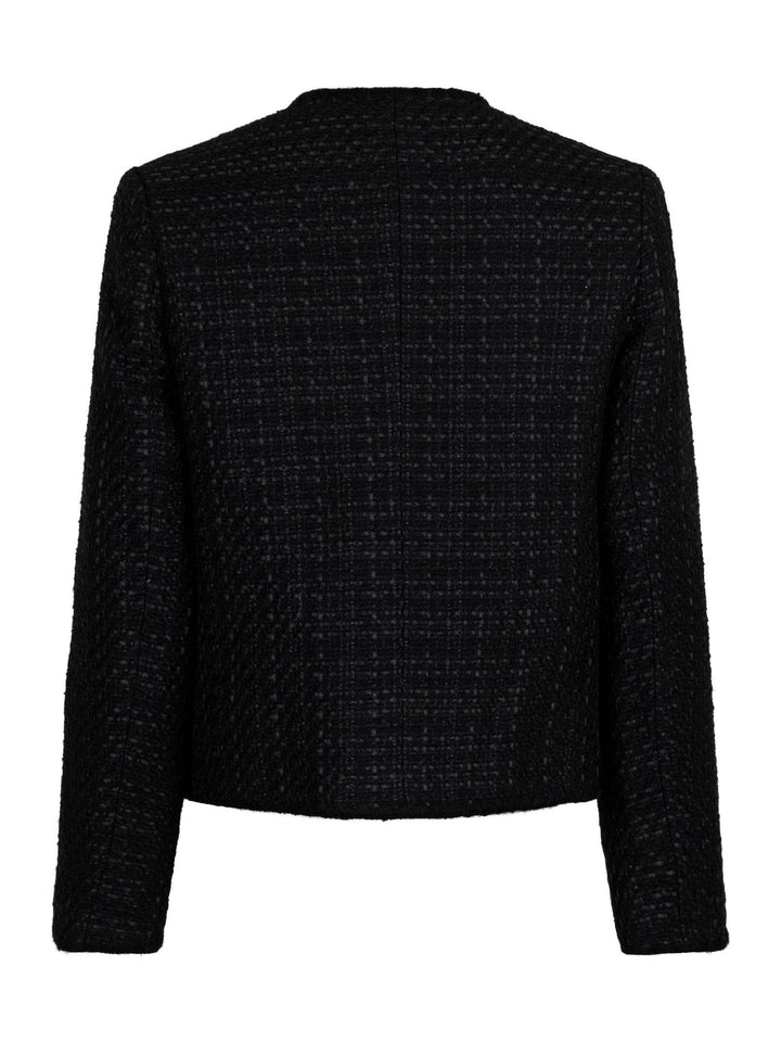 Helina Boucle Jacket Black | Yttertøy | Smuk - Dameklær på nett