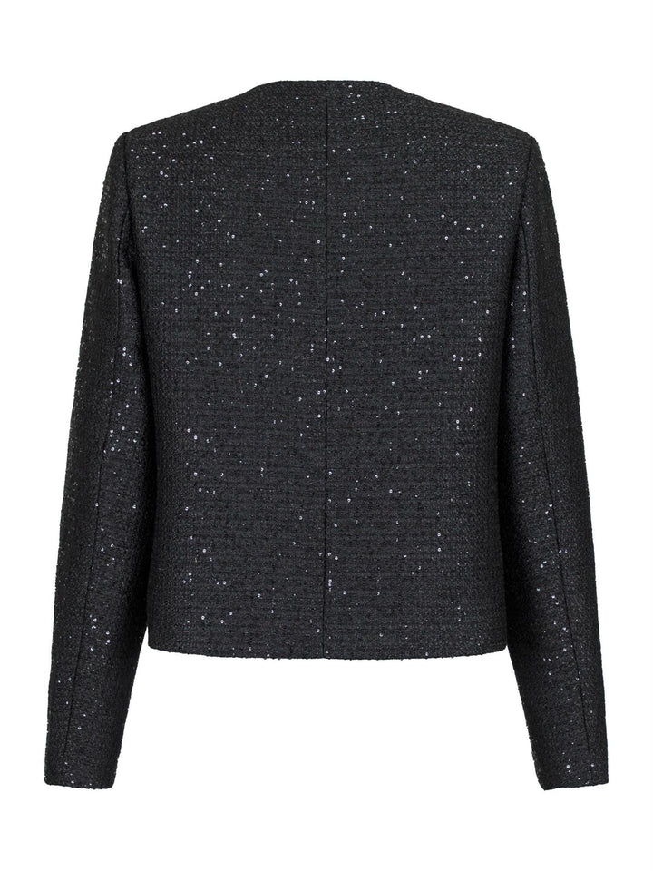 Helina Sequins Jacket Black | Yttertøy | Smuk - Dameklær på nett