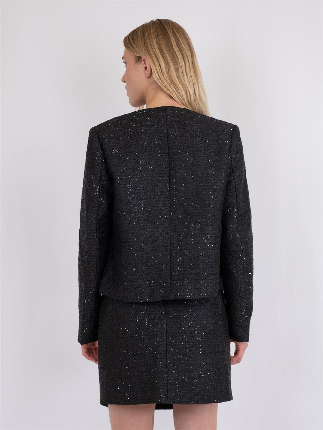 Helina Sequins Jacket Black | Yttertøy | Smuk - Dameklær på nett