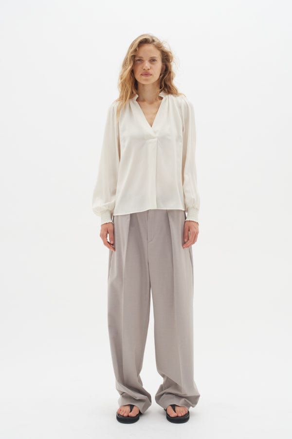 Huxieiw Blouse Whisper White | Skjorter og bluser | Smuk - Dameklær på nett
