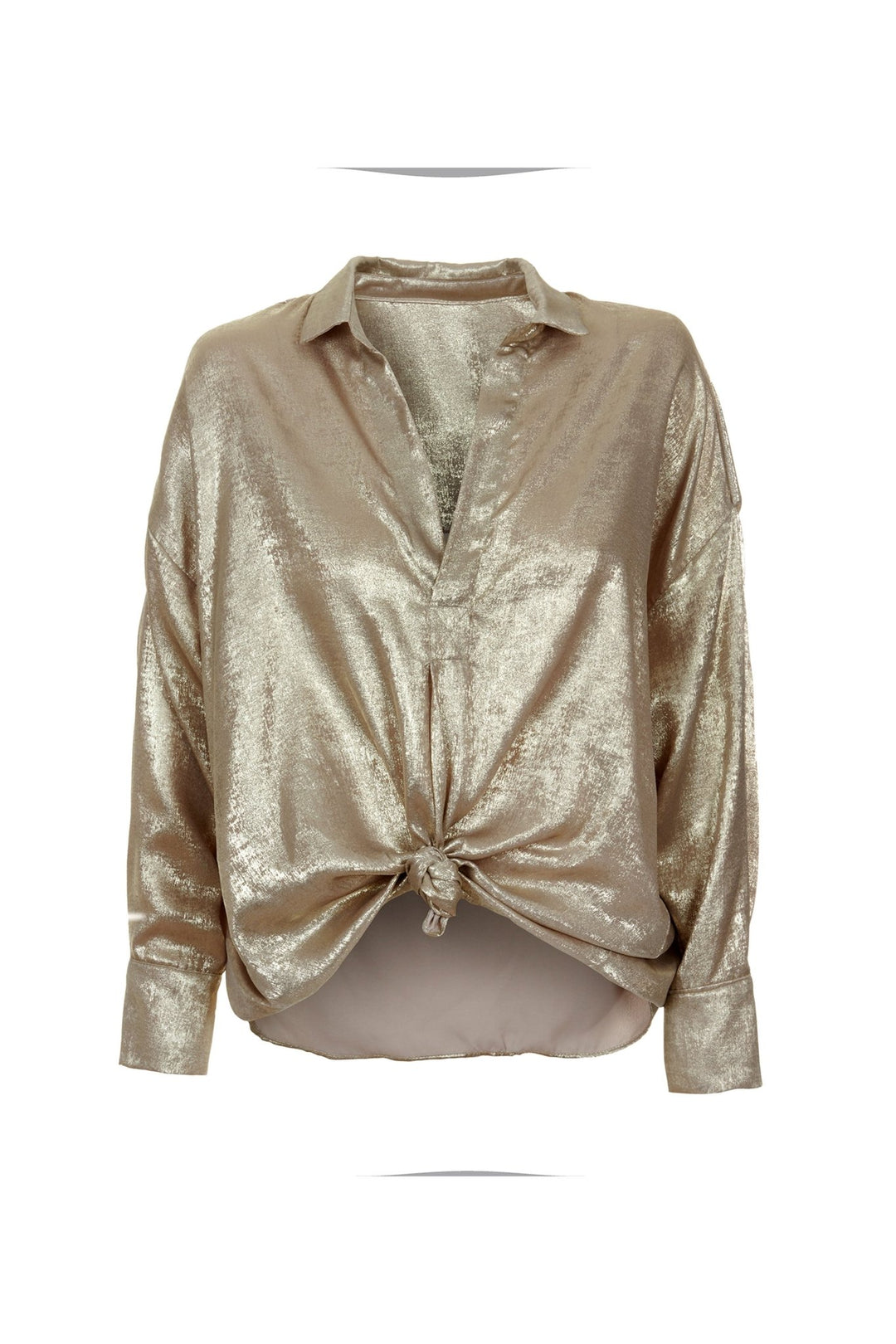 Ina Blouse Gold | Skjorter og bluser | Smuk - Dameklær på nett