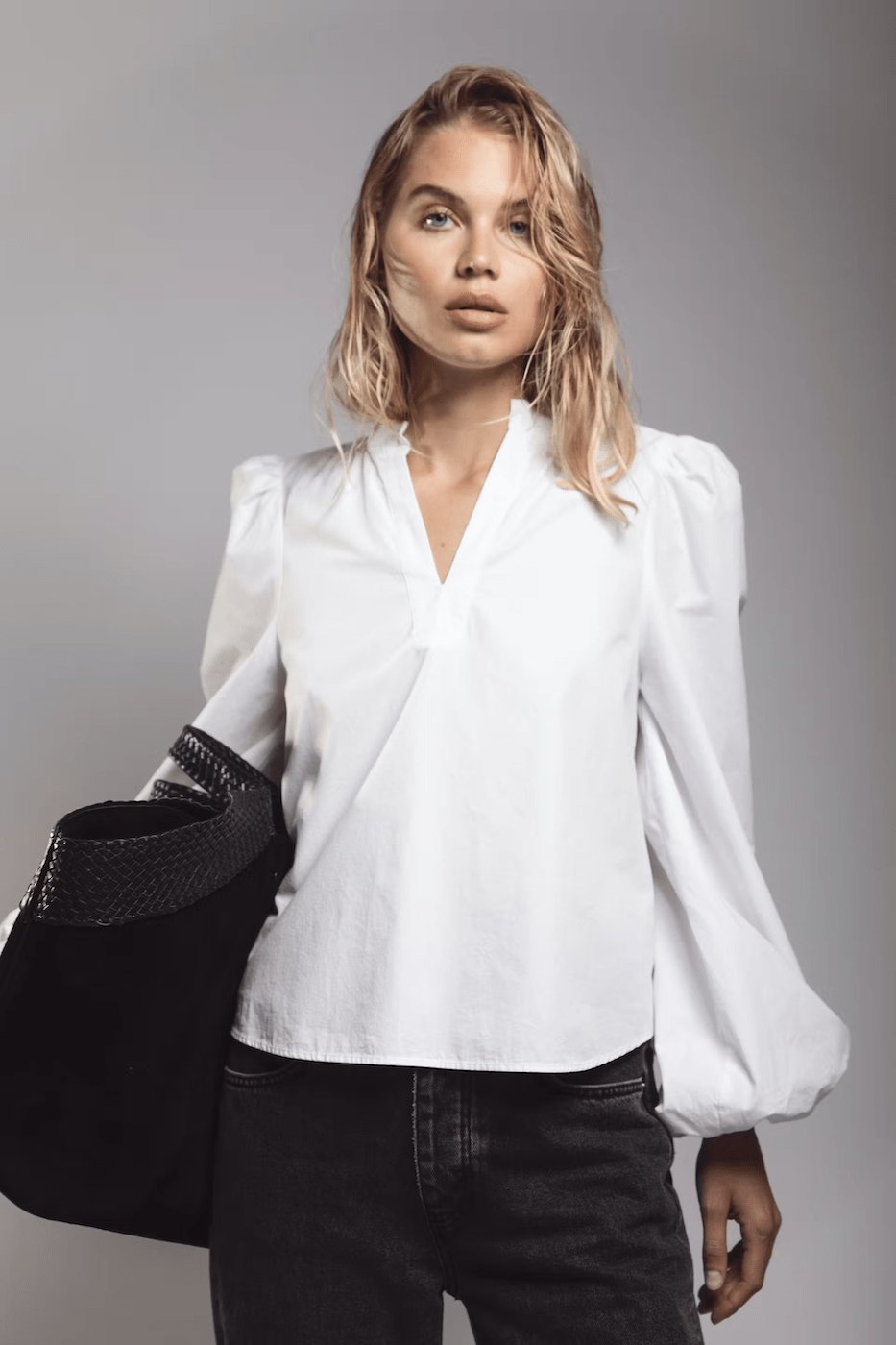 Infinity Blouse White | Skjorter og bluser | Smuk - Dameklær på nett