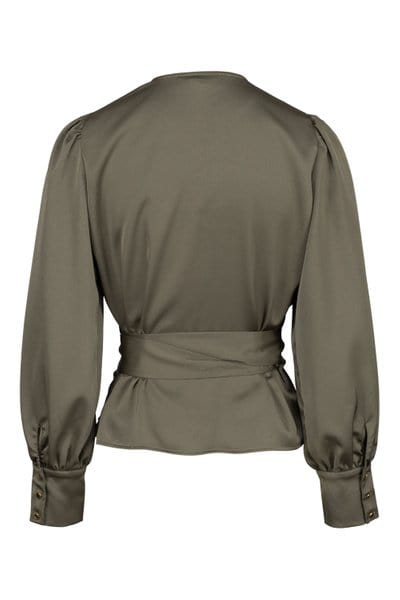 Iza Blouse Army Green | Skjorter og bluser | Smuk - Dameklær på nett