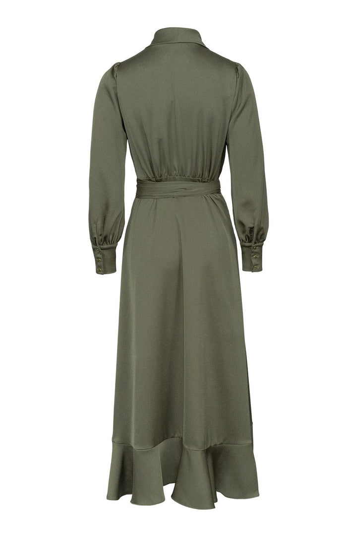 Iza Maxi Dress Army Green | Kjoler | Smuk - Dameklær på nett