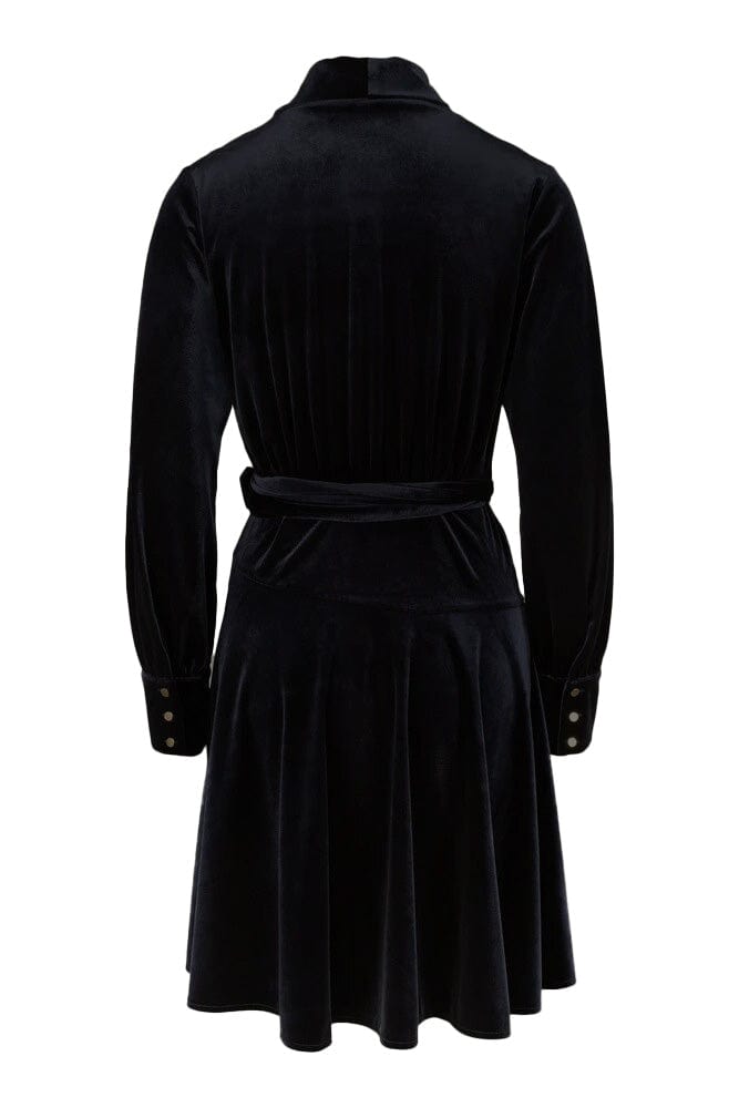 Iza Mini Dress Black Velvet | Kjoler | Smuk - Dameklær på nett