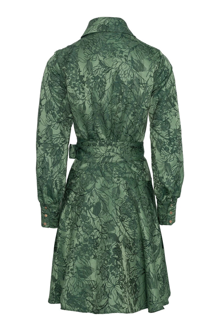 Iza Mini Dress Green | Kjoler | Smuk - Dameklær på nett