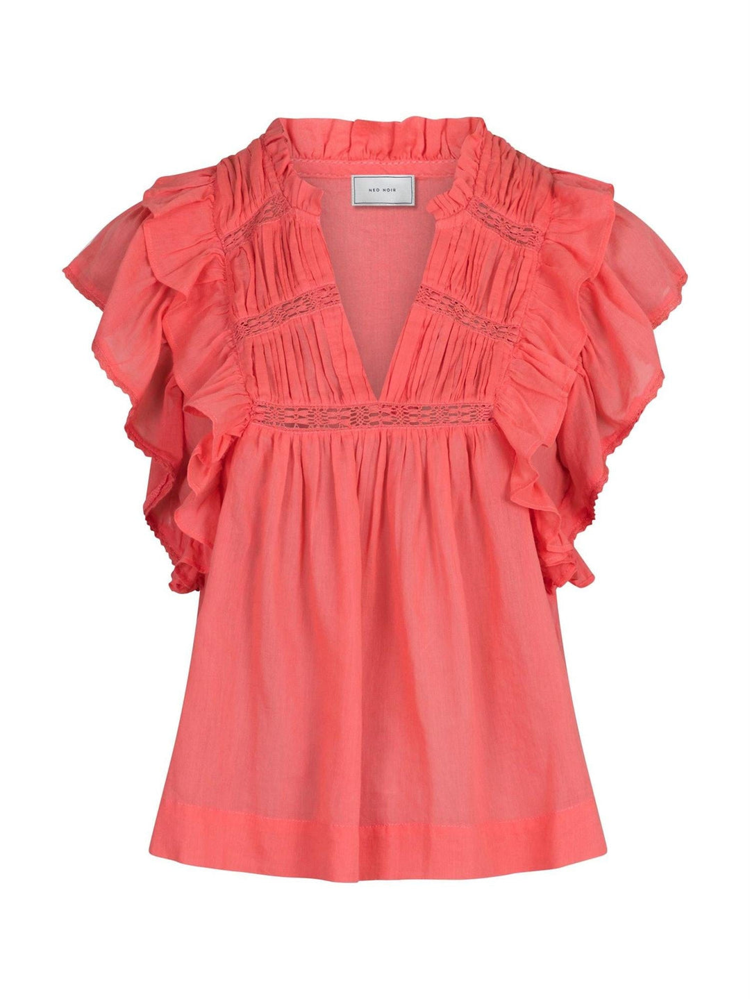 Jayla S Voile Top Coral | Topper | Smuk - Dameklær på nett