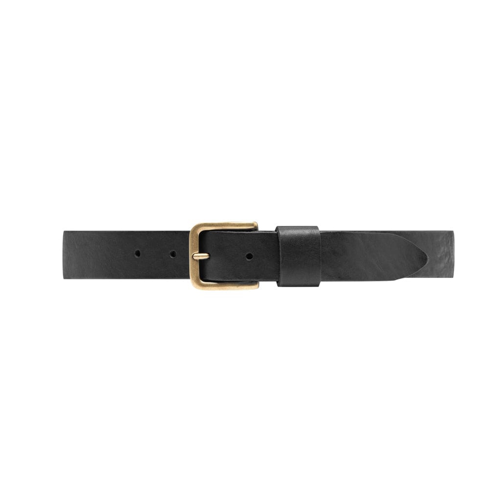 Jeans Belt Black/Brass | Accessories | Smuk - Dameklær på nett