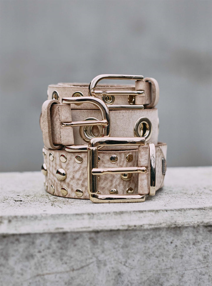 Jeans Belt Sand | Accessories | Smuk - Dameklær på nett