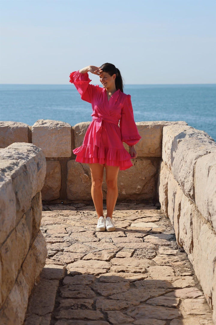Jenny B Mini Dress Hot Pink | Kjoler | Smuk - Dameklær på nett