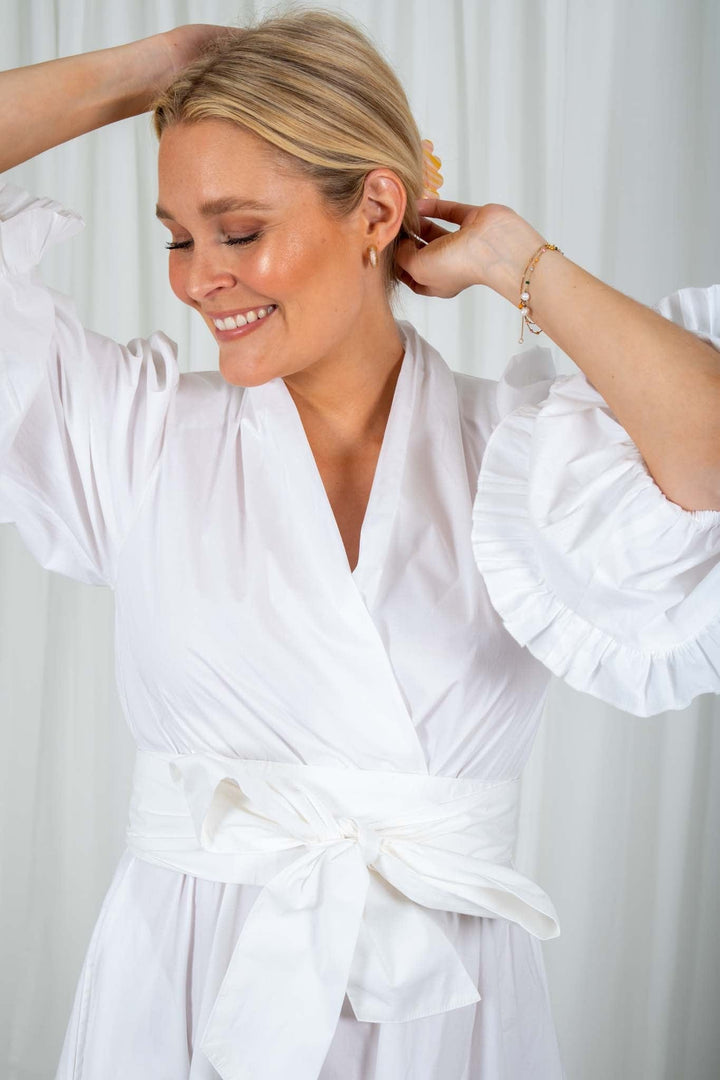 Jenny B Mini Dress White | Kjoler | Smuk - Dameklær på nett