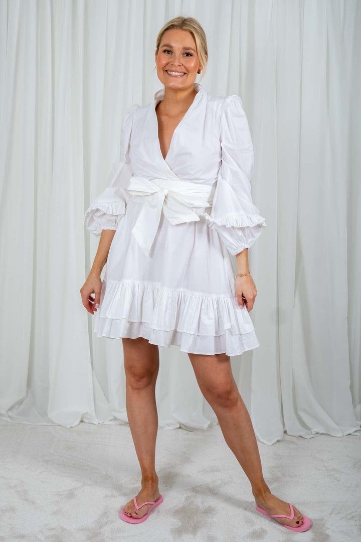 Jenny B Mini Dress White | Kjoler | Smuk - Dameklær på nett
