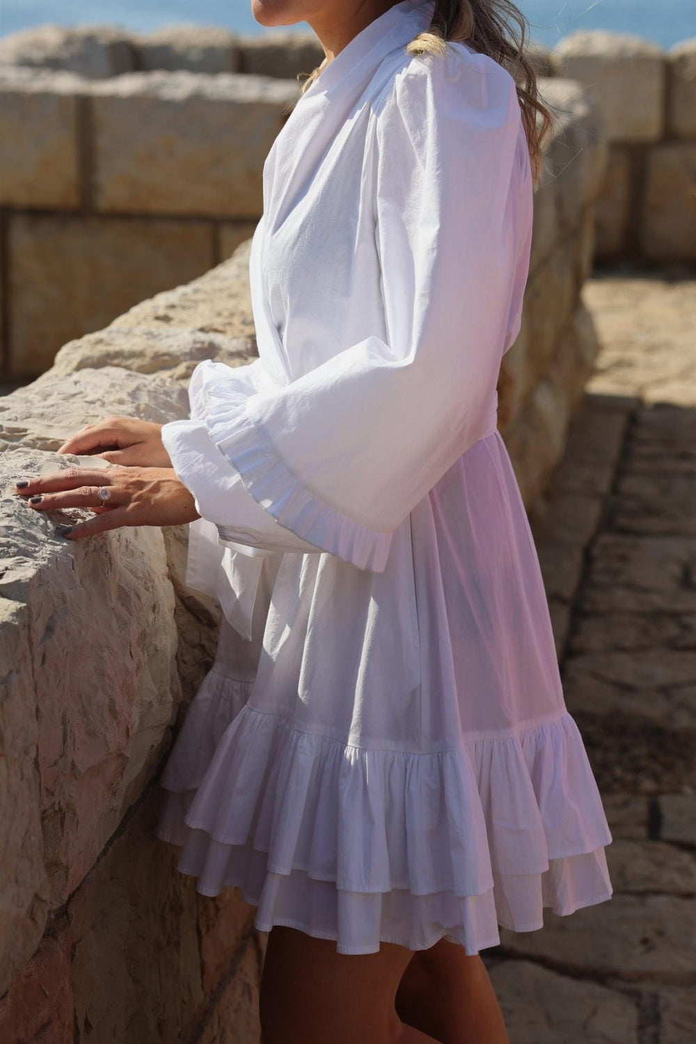 Jenny B Mini Dress White | Kjoler | Smuk - Dameklær på nett