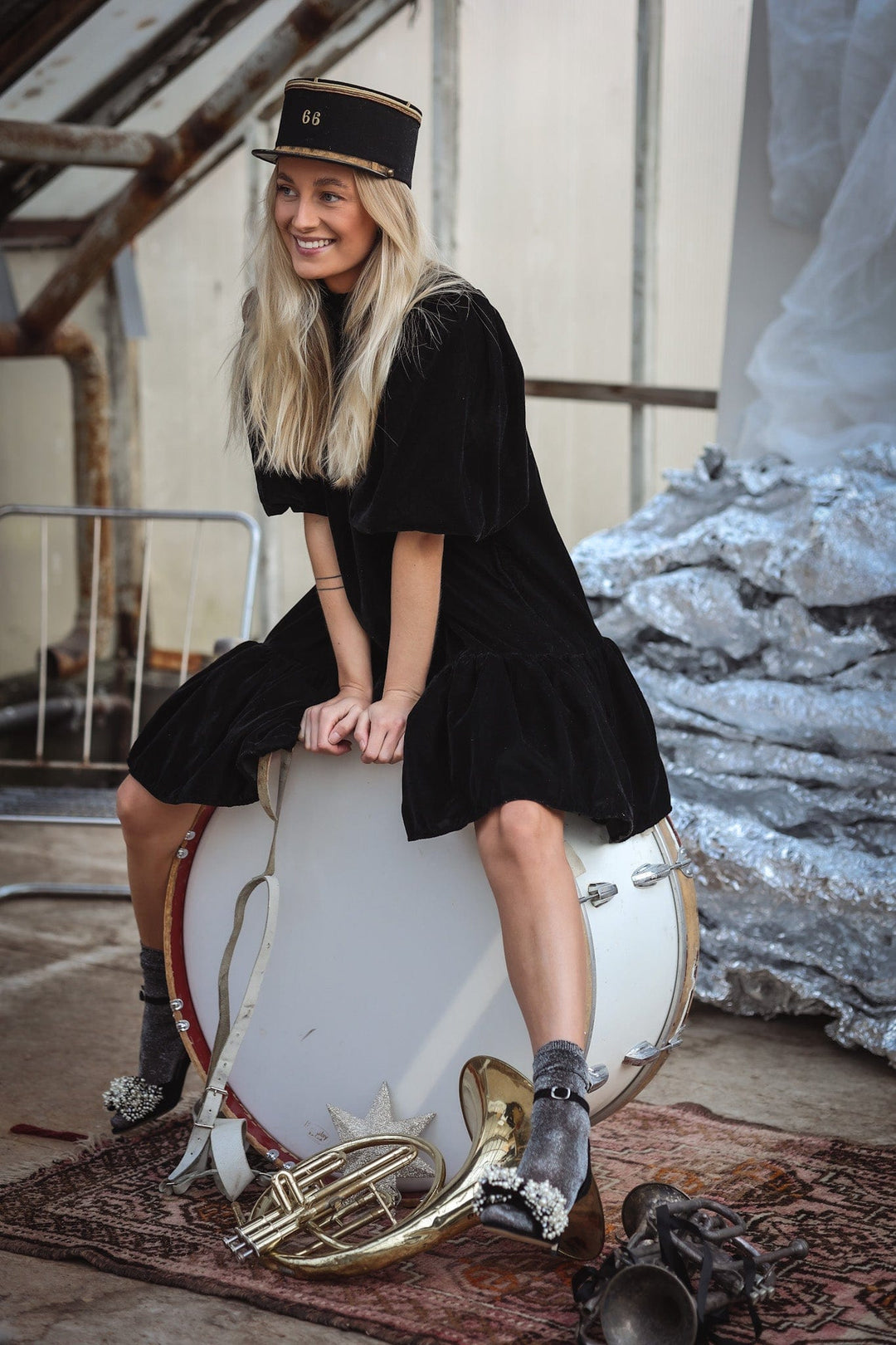Jessie Velvet Dress Black | Kjoler | Smuk - Dameklær på nett