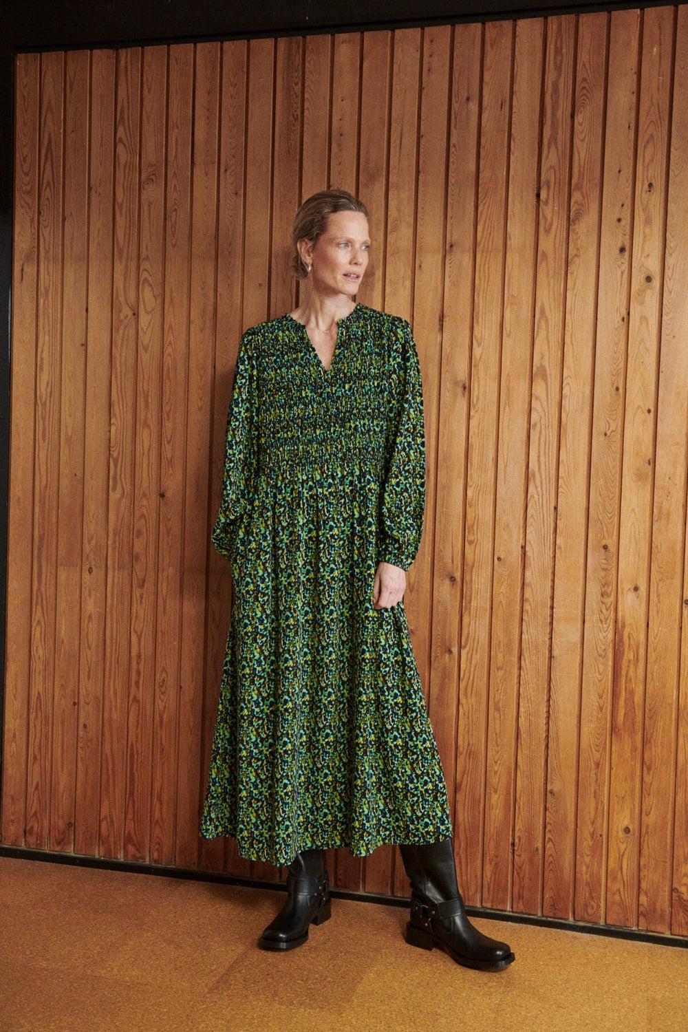 Jio Dress 2 Porcelain Green Mix | Kjoler | Smuk - Dameklær på nett
