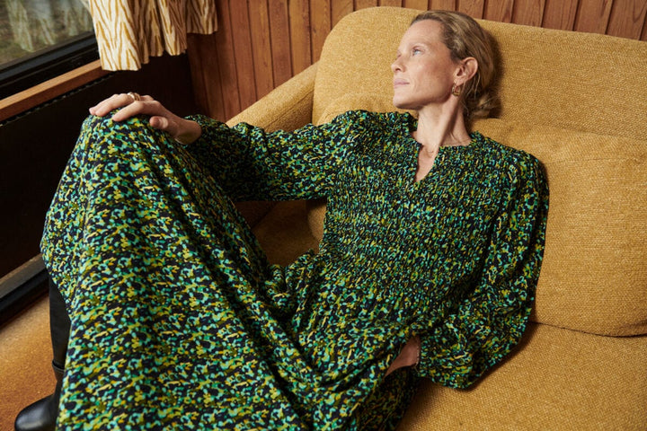 Jio Dress 2 Porcelain Green Mix | Kjoler | Smuk - Dameklær på nett