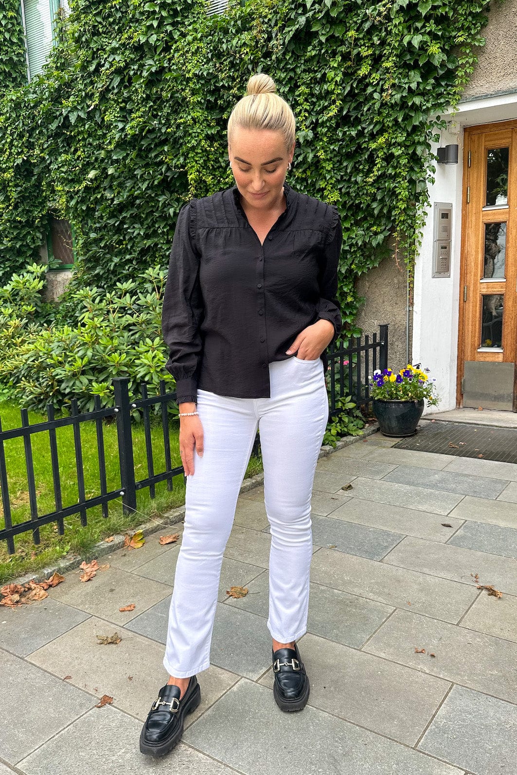 Johanna Jeans White | Bukser | Smuk - Dameklær på nett