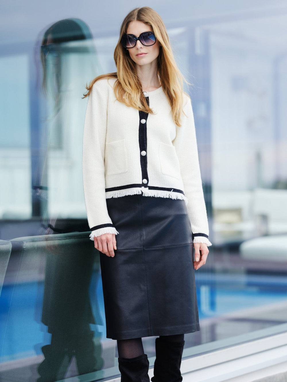Josefine Cardigan Offwhite | Genser | Smuk - Dameklær på nett