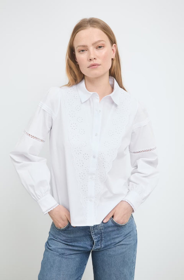 Josephina Shirt White | Skjorter og bluser | Smuk - Dameklær på nett