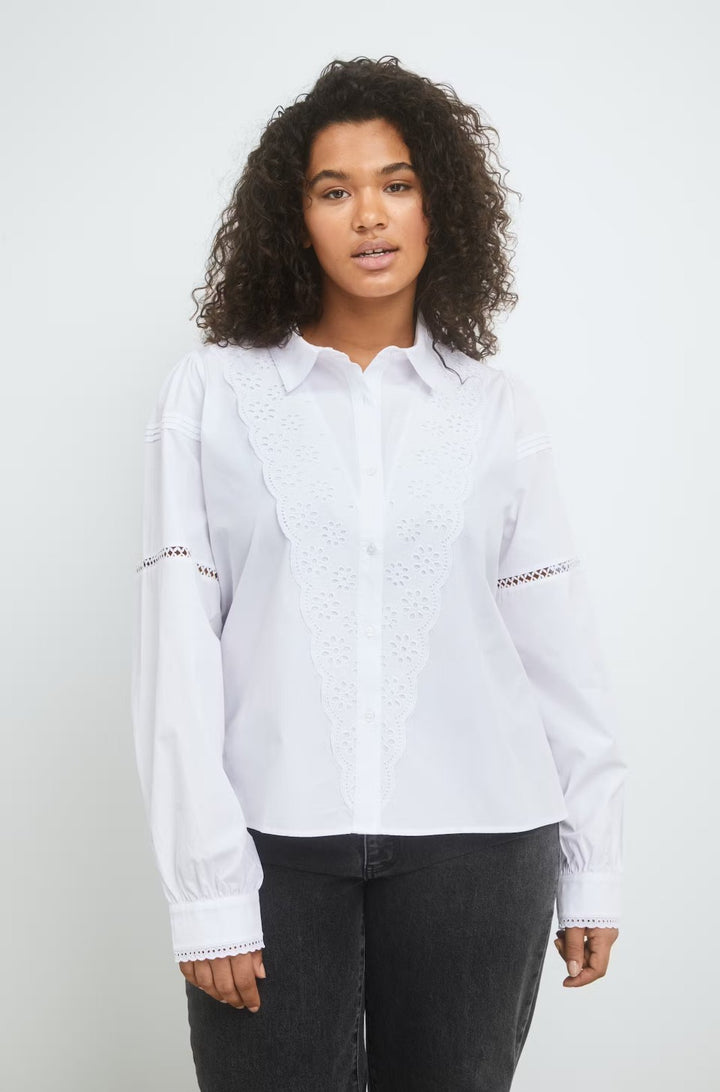Josephina Shirt White | Skjorter og bluser | Smuk - Dameklær på nett