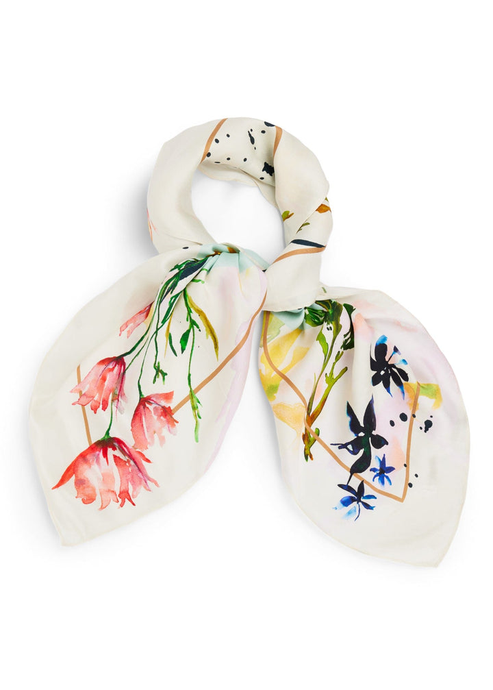 Jubileum Silk Scarf White Multi | Accessories | Smuk - Dameklær på nett