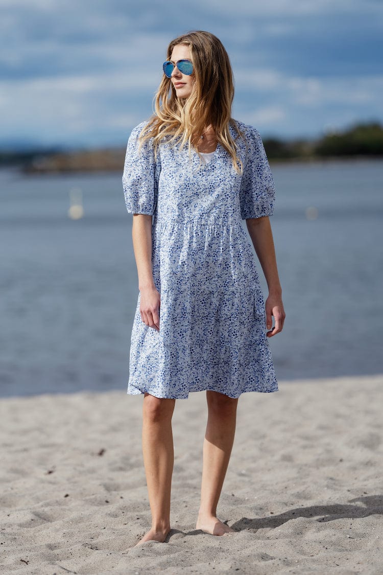 Julia Dress Shaded Blue | Kjoler | Smuk - Dameklær på nett