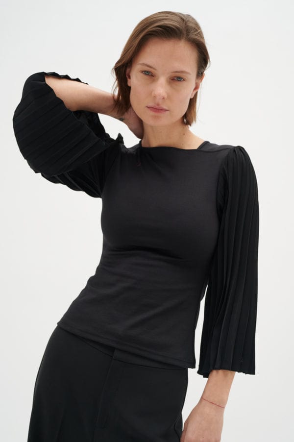 Junoiw Blouse Black | Skjorter og bluser | Smuk - Dameklær på nett