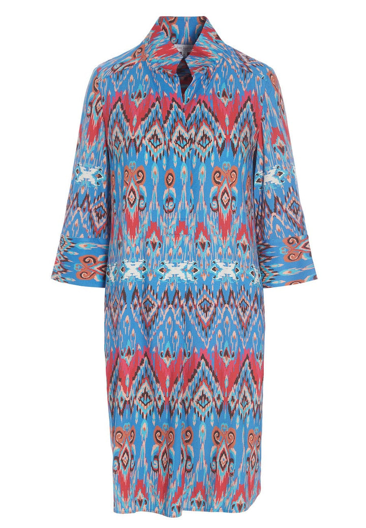 Kamille Ev Shirt Dress Ikat Malibu | Kjoler | Smuk - Dameklær på nett