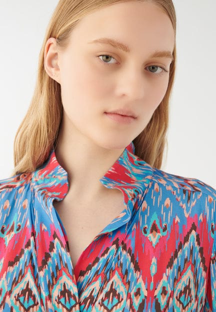 Kamille Ev Shirt Dress Ikat Malibu | Kjoler | Smuk - Dameklær på nett