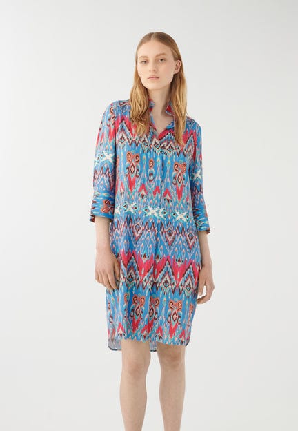 Kamille Ev Shirt Dress Ikat Malibu | Kjoler | Smuk - Dameklær på nett