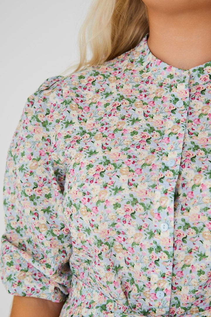 Kate Dress Blue/Pink | Kjoler | Smuk - Dameklær på nett