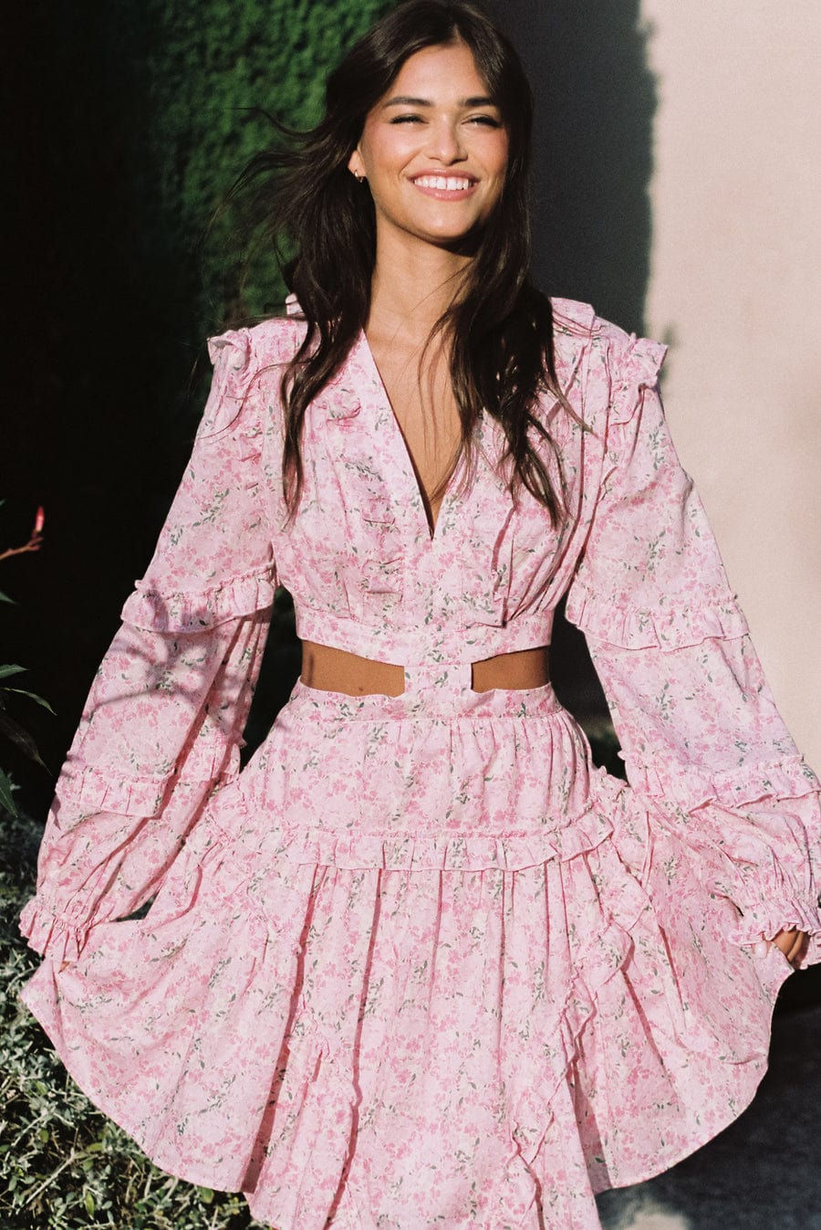 Kelly Mini Dress - Flora Garden | Kjoler | Smuk - Dameklær på nett