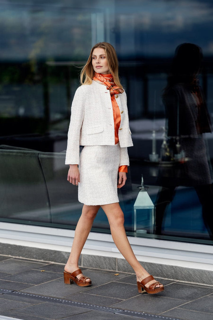 Kelly Skirt Beige | Skjørt | Smuk - Dameklær på nett