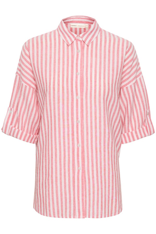 Kikoiw Shirt Pink Stripe | Skjorter og bluser | Smuk - Dameklær på nett