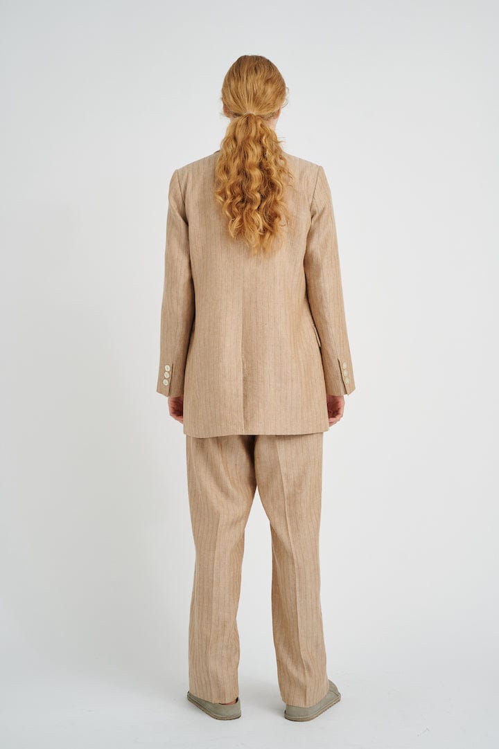 Kimoraiw Blazer Sand Heeringbone | Blazer | Smuk - Dameklær på nett