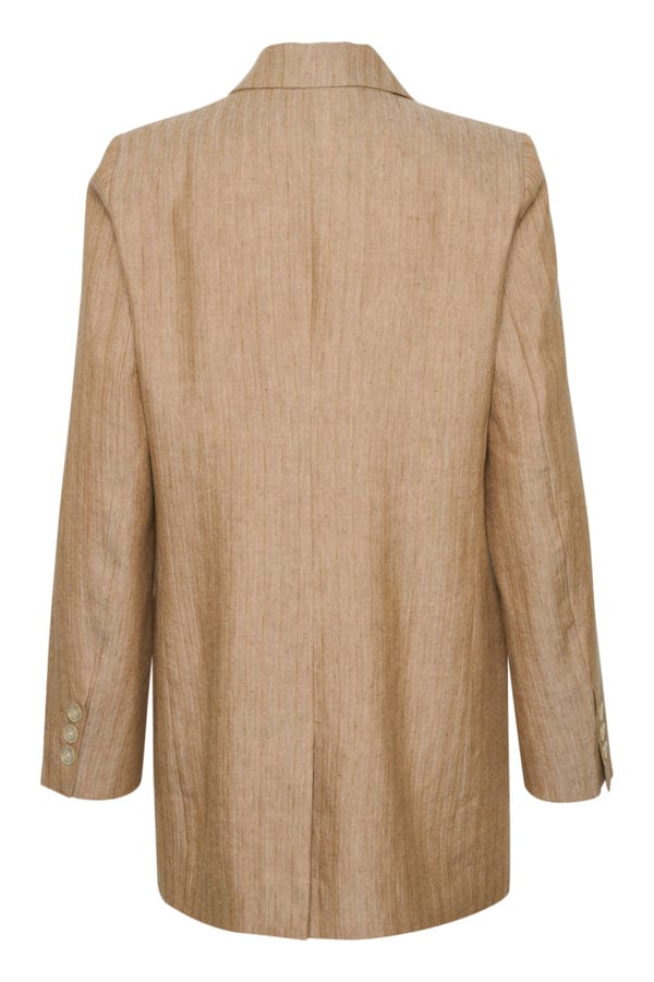 Kimoraiw Blazer Sand Heeringbone | Blazer | Smuk - Dameklær på nett