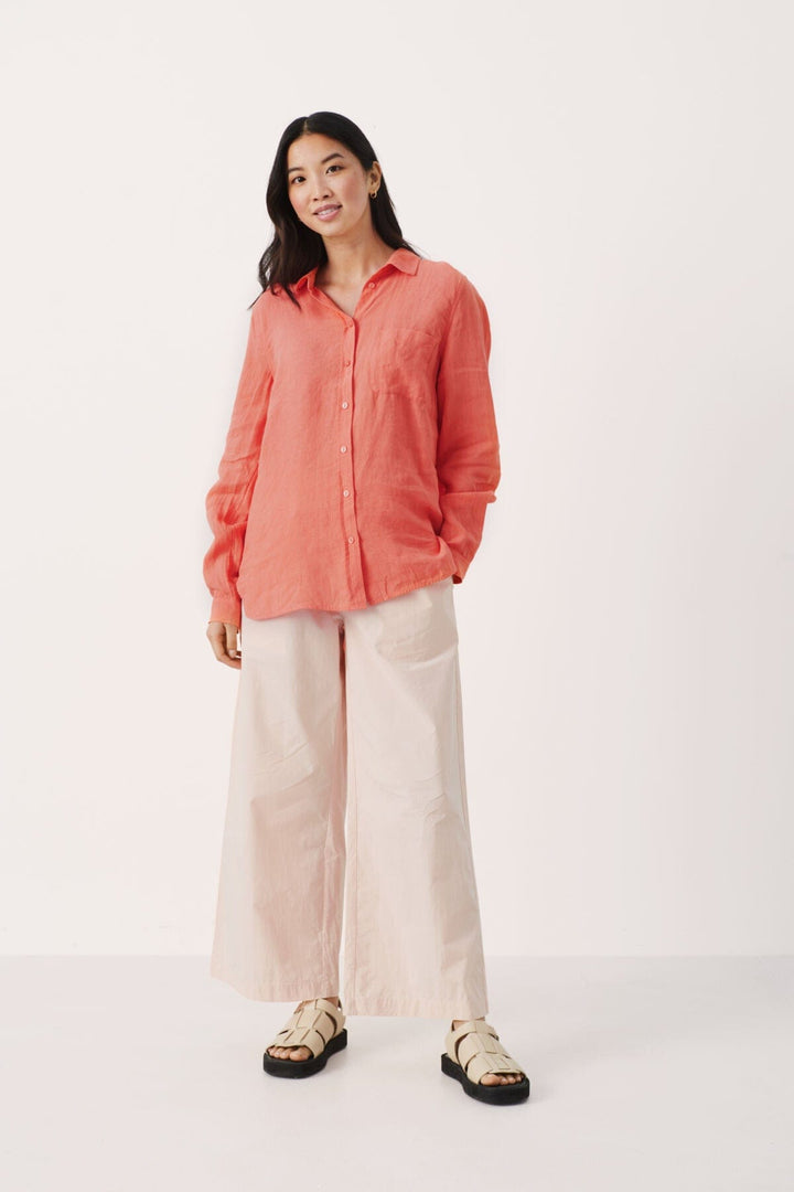 Kivaspw Shirt Porcelain Rose | Skjorter og bluser | Smuk - Dameklær på nett