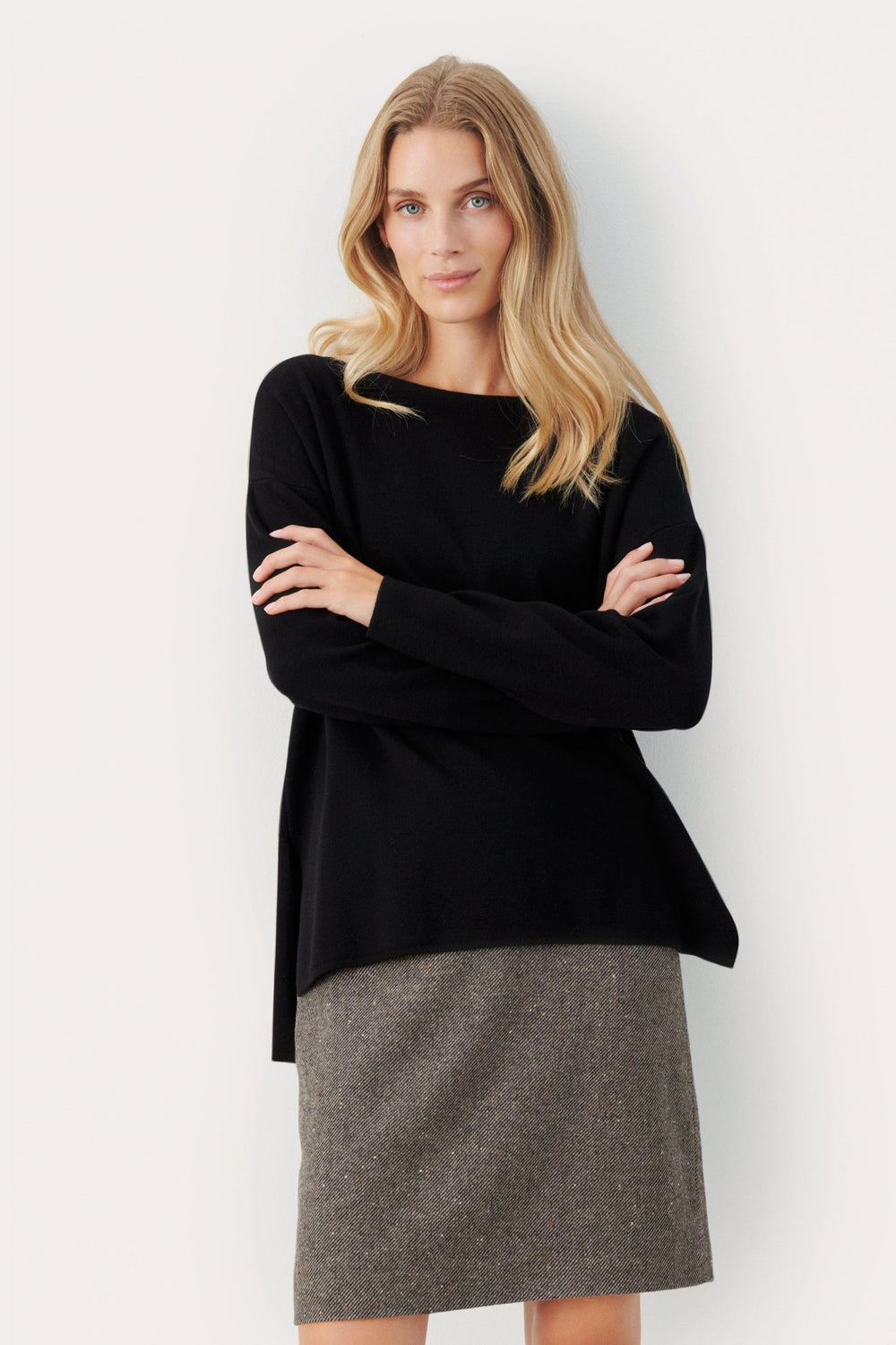 Klarrapw Pullover Black | Genser | Smuk - Dameklær på nett