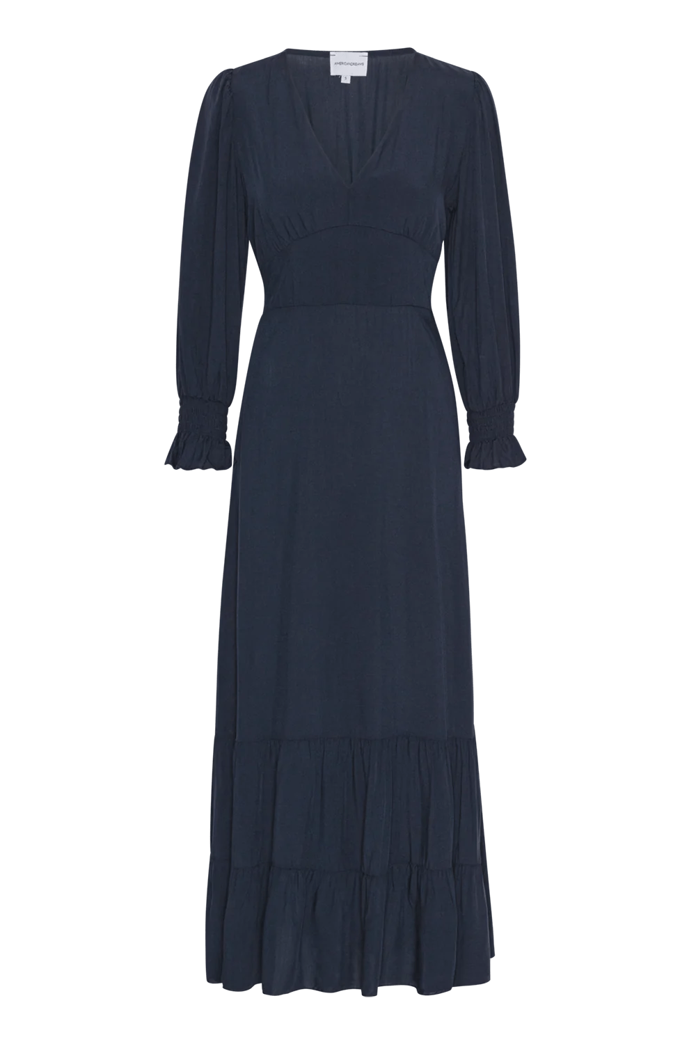 Koko Dress Long Closed Back Long Sleeves Navy Blue | Kjoler | Smuk - Dameklær på nett