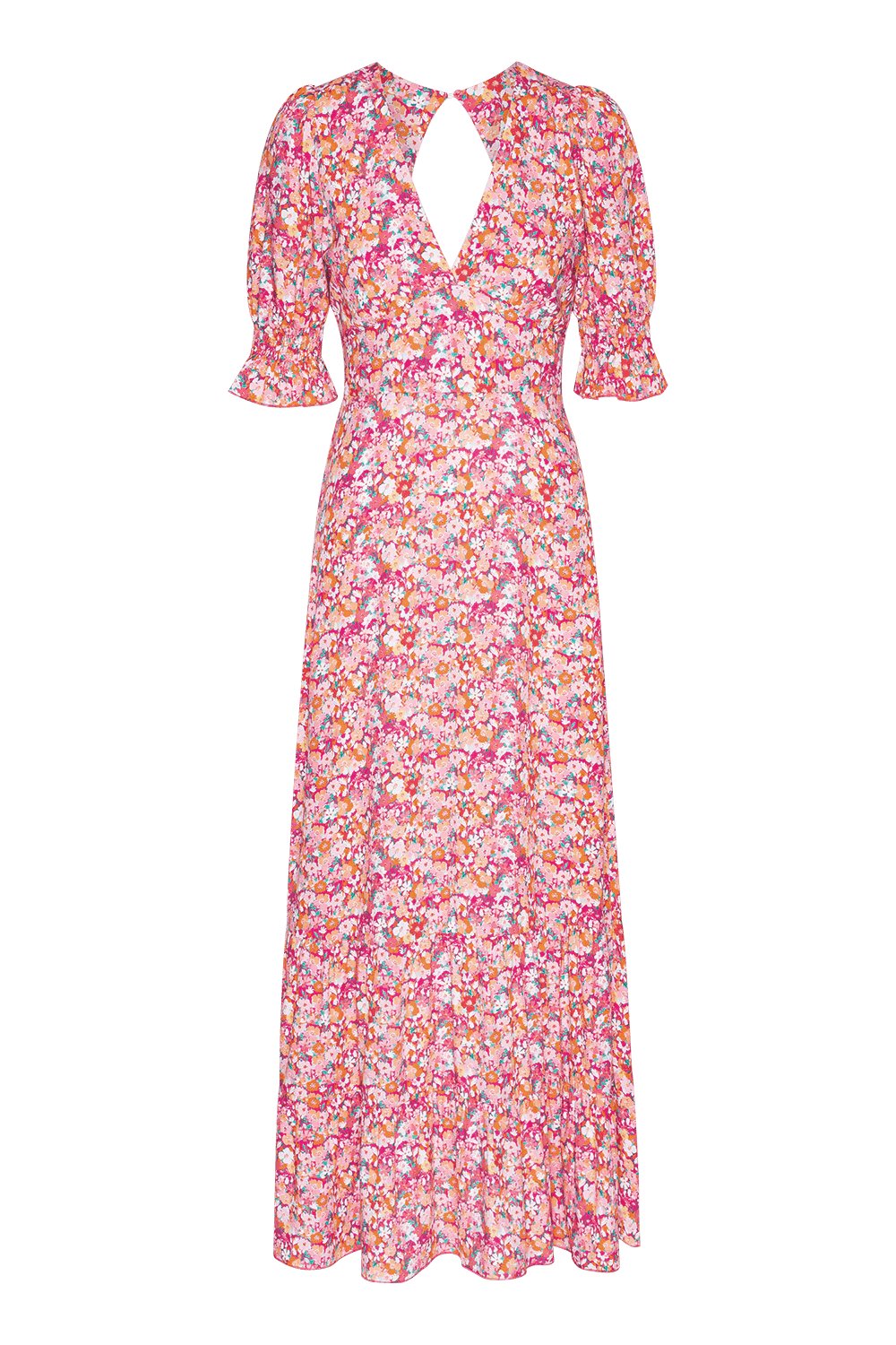 Koko Dress Red Flower | Kjoler | Smuk - Dameklær på nett