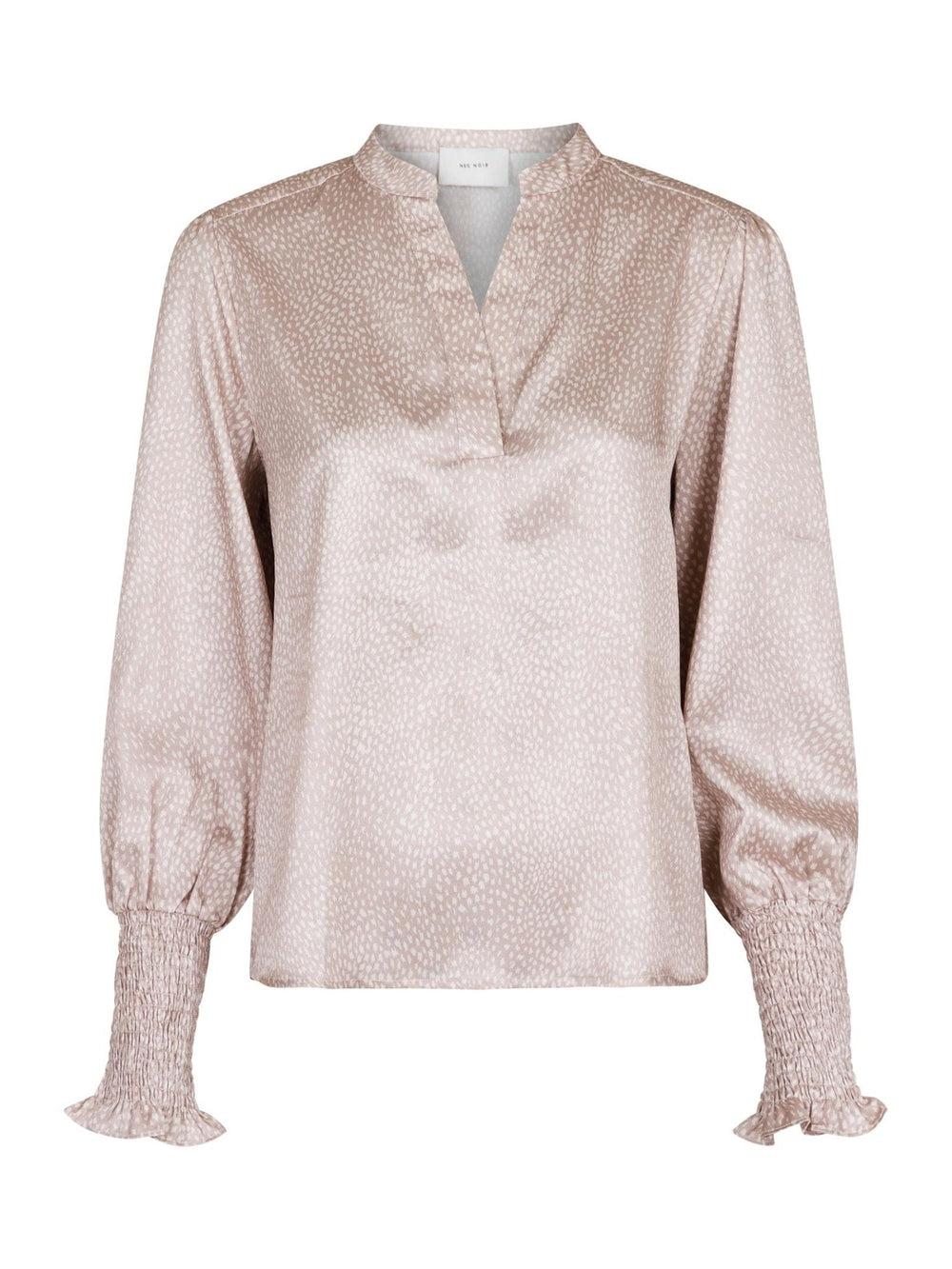 Landa Floating Dot Blouse Sand | Skjorter og bluser | Smuk - Dameklær på nett
