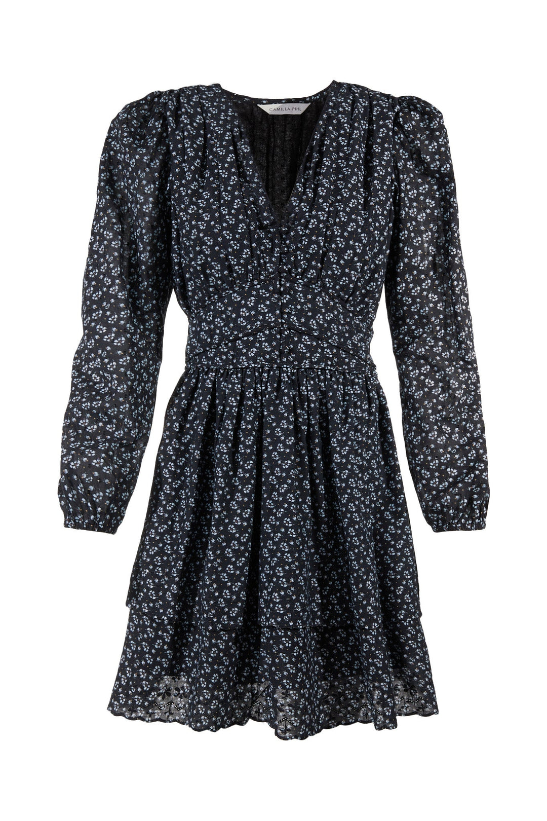 Lea Dress Black Lupin Print | Kjoler | Smuk - Dameklær på nett